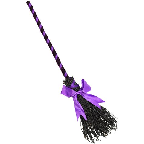 Purple witch broomsticj